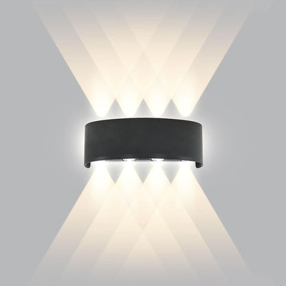 Applique Murale LED 8W D’Éclairage Extérieur 4 Lampes en PP