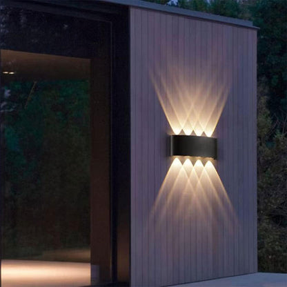 Applique Murale LED 8W D’Éclairage Extérieur 4 Lampes en PP - PACK 2 PCS