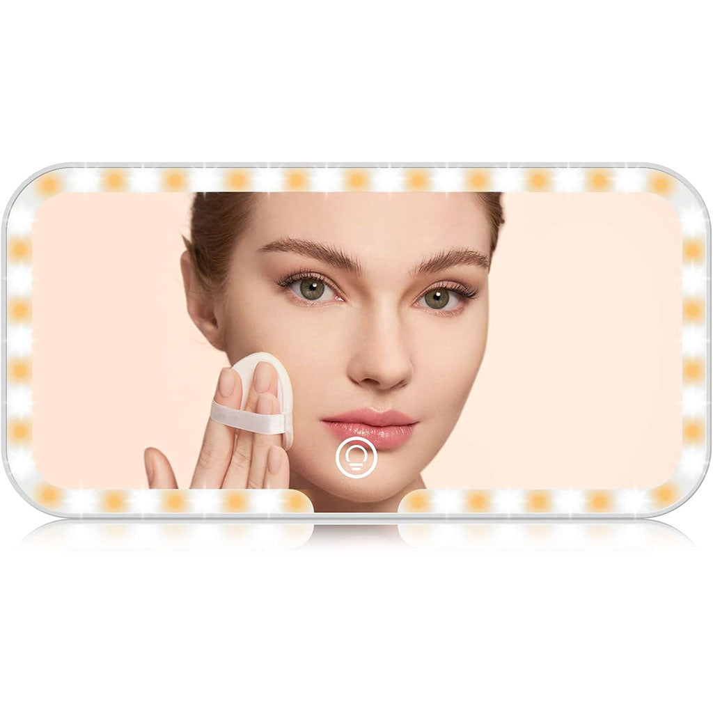 Miroir de Pare-Soleil de Voiture à 3 Températures de Couleur – مرآة تجميل في السيارة