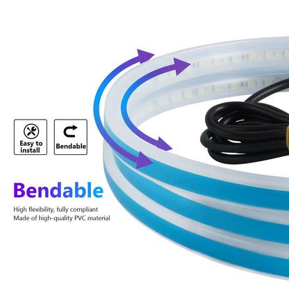 Bande lumineuse à LED étanches pour voiture 60CM 2PCS