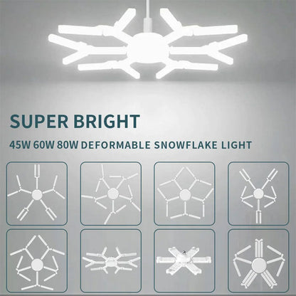 Lampe LED à visser déformable ultra lumineuse 6500K