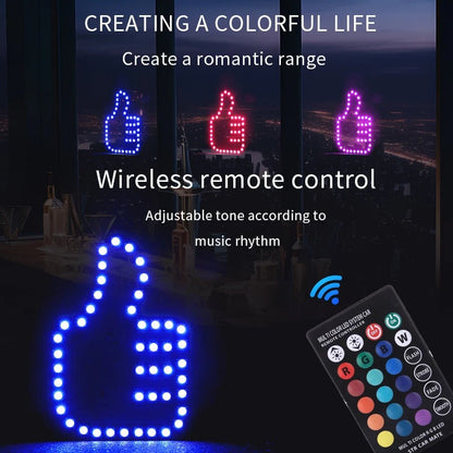 Lumière LED Doigts de Signalisation pour Voitures 1PCS