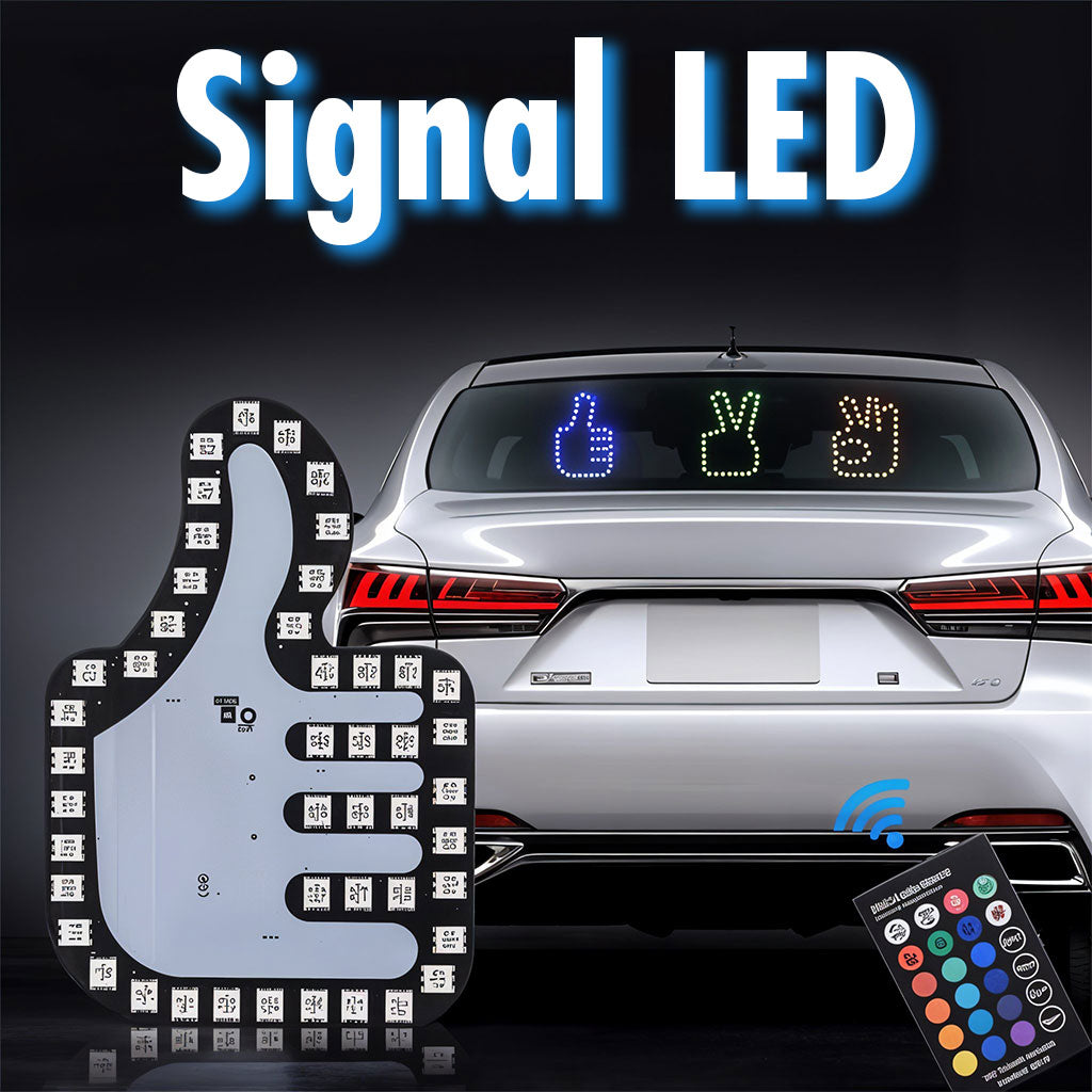 Lumière LED Doigts de Signalisation pour Voitures 1PCS تنزوت