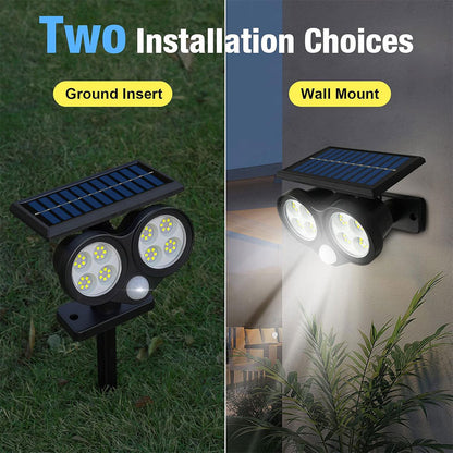Lampe Solaire d’extérieur avec Détecteur de Mouvement LF-1906A – مصباح خارجي يعمل بالطاقة الشمسية