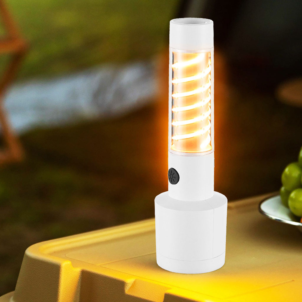 Lampe de poche à double source de lumière chargement USB