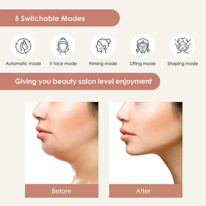 Machine de Réduction de Double Menton Avec 6 Modes Et 12 Niveaux D’intensité – جهاز تنحيف الوجه