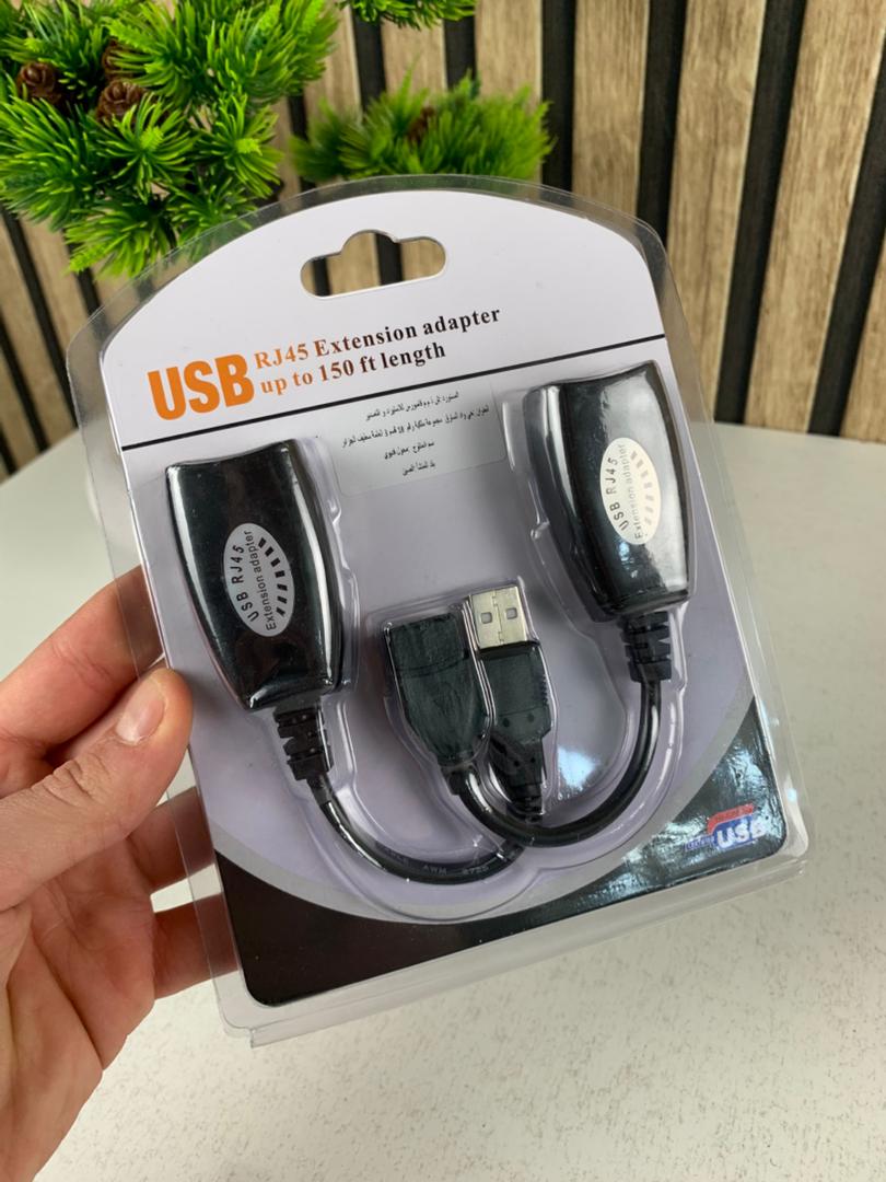 Rallonge de câble USB sur RJ45 2Pcs Longueur jusqu’à 150 m