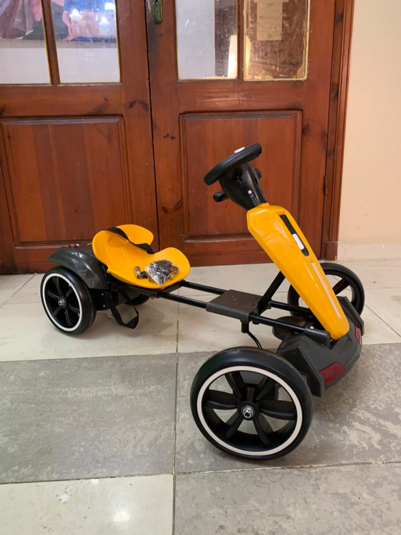 Voiture karting électrique pliable 12V pour enfants avec marche arrière – سيارة سباق كهربائية للأطفال