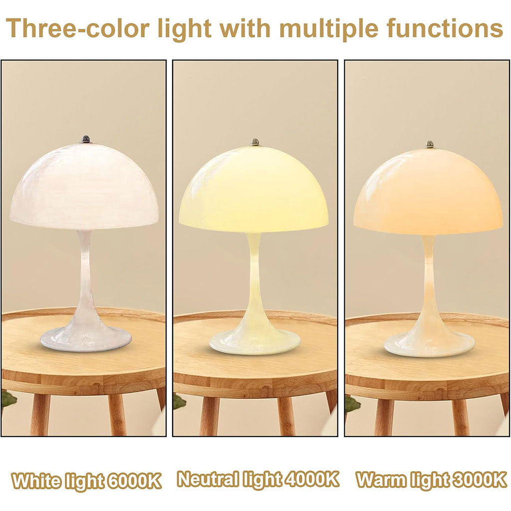 Lampe de Table LED Motif Champignon Design Unique