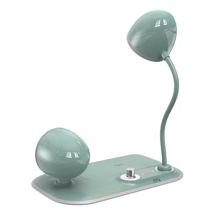 Chargeur de Bureau sans Fil Nostalgia 15W, Haut-Parleur Bluetooth