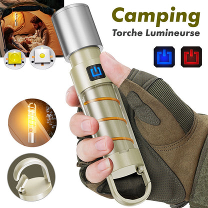 Lampe Torche Rechargeable, Ultra Puissante avec 5 Modes D'éclairage تنزوت