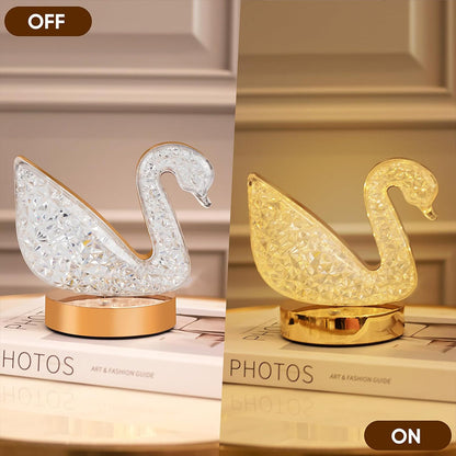Lampe de Table et Veilleuse à Intensité Variable en Crystal
