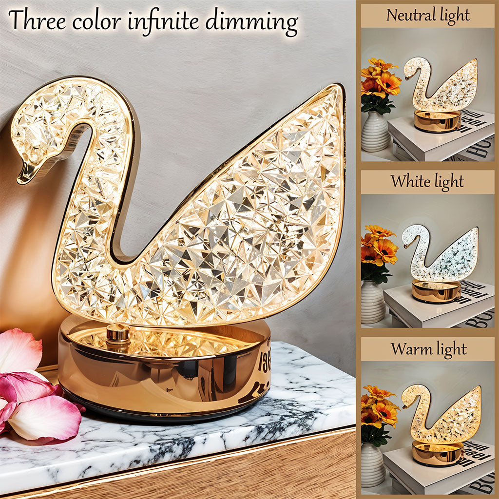 Lampe de Table et Veilleuse à Intensité Variable en Crystal تنزوت