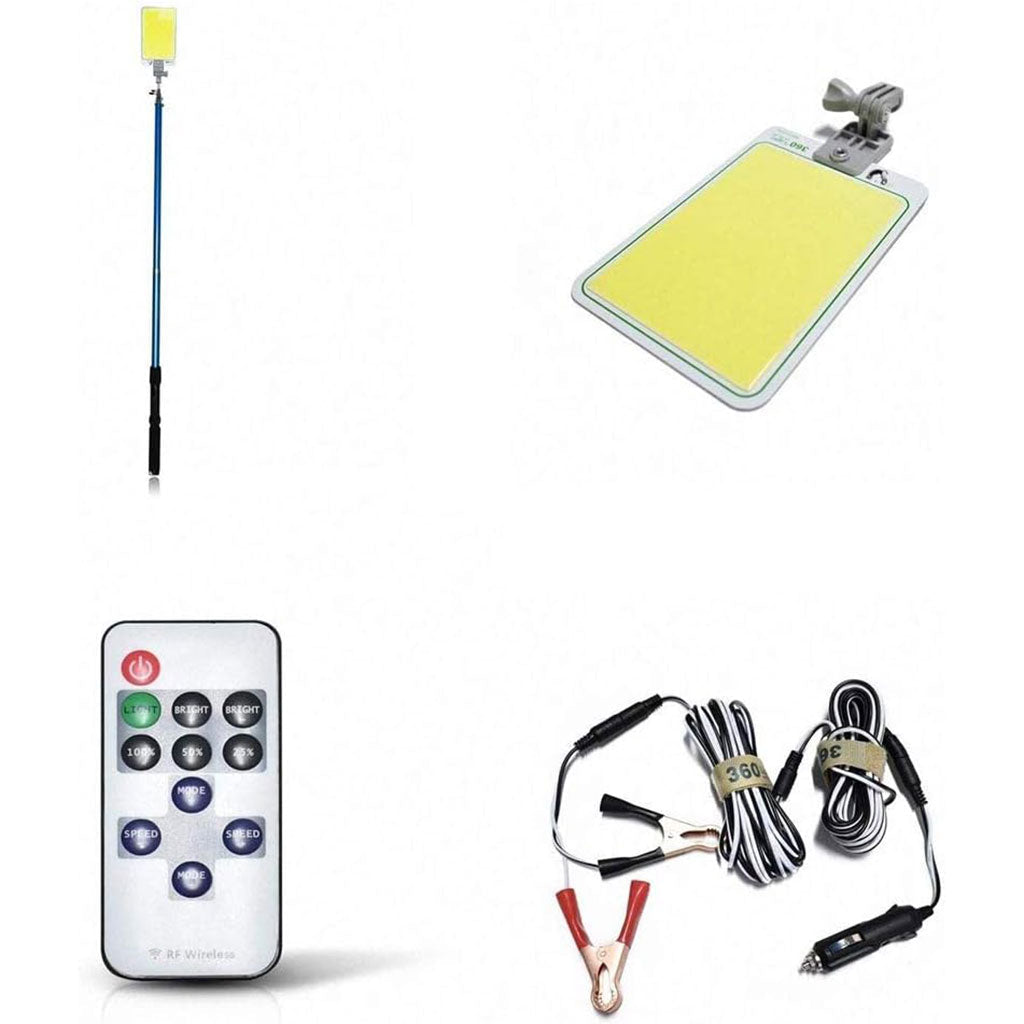 Lampe Télescopique Portable pour la Pêche et le Camping
