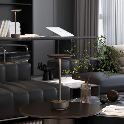 Lampe de table rechargeable sans fil finition de haute qualité LED 3 couleurs – مصباح ديكور بعدة درجات ضوئية