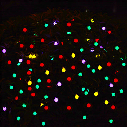 Guirlande lumineuse à 40 LED - 9 m - Branchement direct avec secteur étanche décoration idéale pour chambre (Rond)