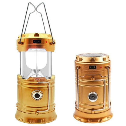 Lampe de Camping 2IN1 Rechargeable Solaire Pliable YD-3589