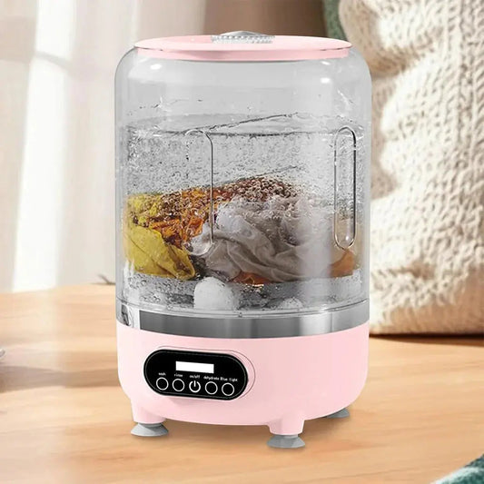 Machine à laver 3L Portable pour sous-vêtements avec lumière bleue – غسالة ملابس محمولة - تنزوت