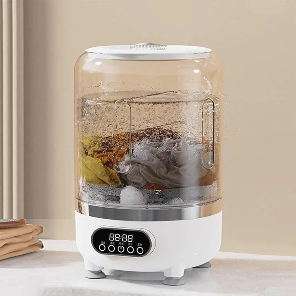 Machine à laver 3L Portable pour sous-vêtements avec lumière bleue – غسالة ملابس محمولة