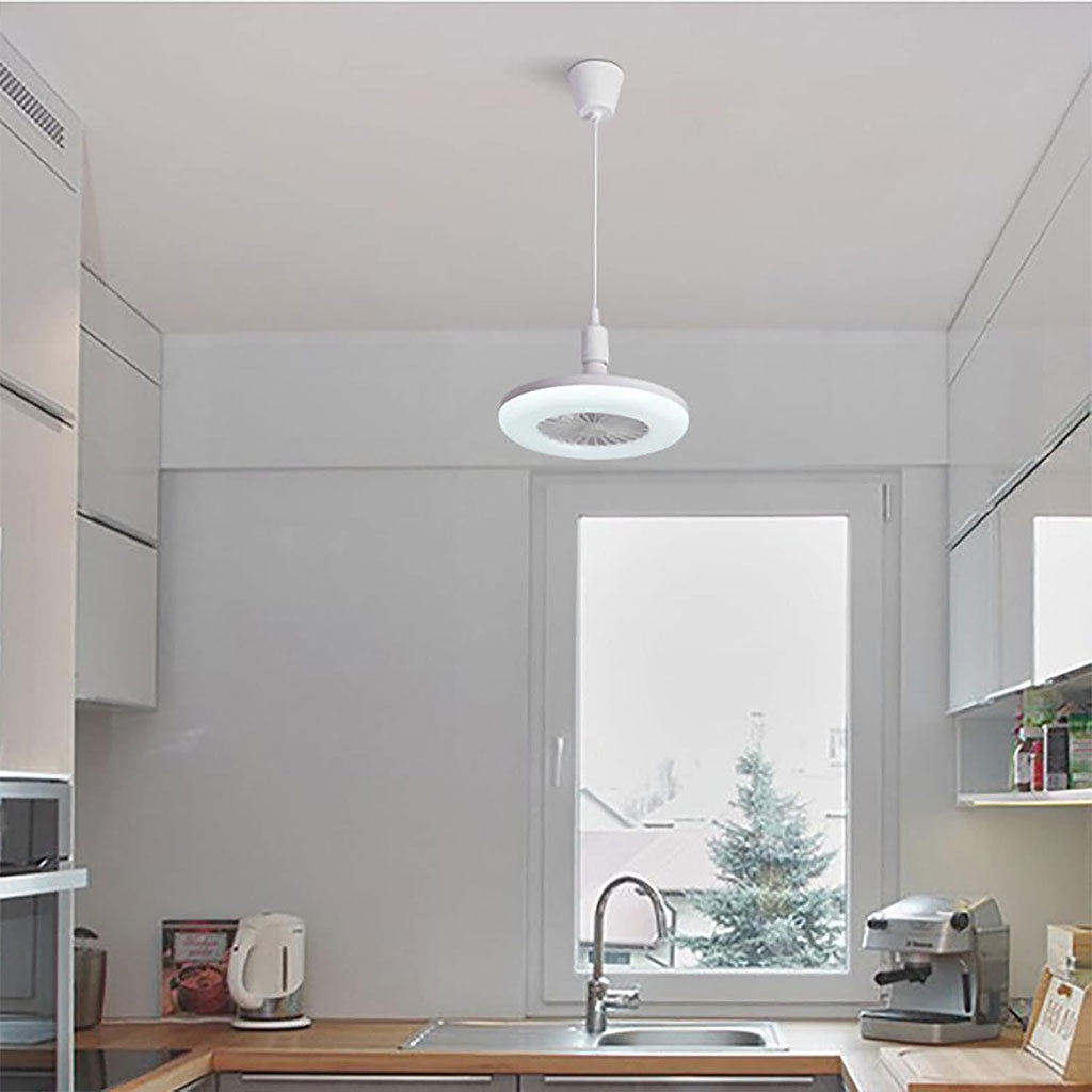Lumière de plafond Ventilateurs LED E27 30W