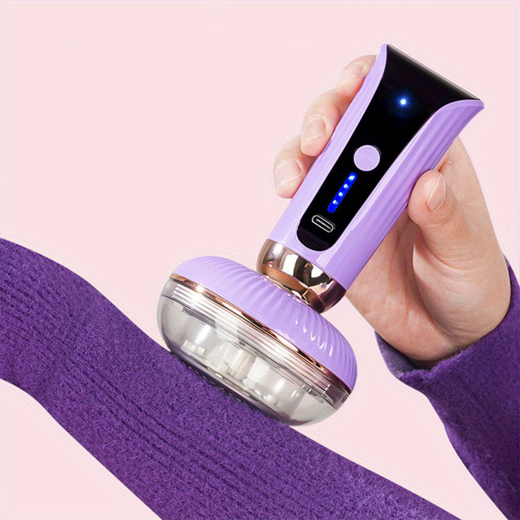Appareil Rasoir Anti-peluches pour Vêtements Rechargeable Type-C – جهاز مزيل الوبر من الملابس