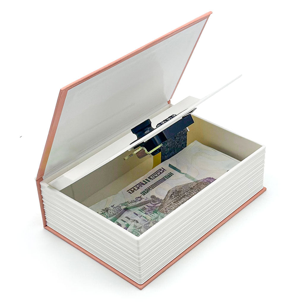Coffre-fort Livre pour Enfants et Boîte de Rangement Sécurisée – علبة حفظ النقود للأطفال