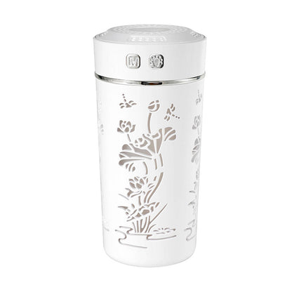Diffuseur d’huiles essentielles et d’arôme froid, tasse de fleur de Lotus USB 250ml