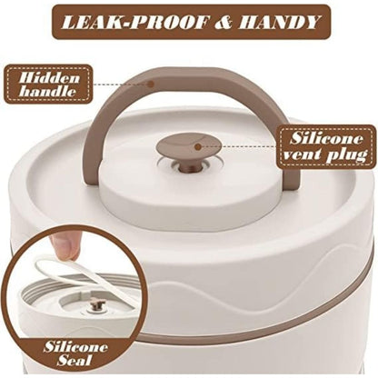 Lunch Box 3 étage avec Sac Isotherme Isolant – حافظة طعام حرارية 3 طبقات قابلة للاستخدام في الميكروويف