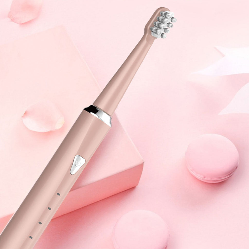 Brosse À Dents Électrique Sonique avec 4 Têtes et 5 Modes – فرشاة أسنان