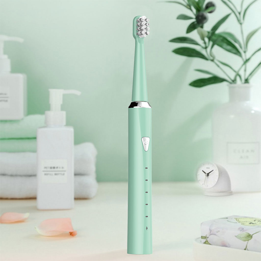 Brosse À Dents Électrique Sonique avec 4 Têtes et 5 Modes – فرشاة أسنان