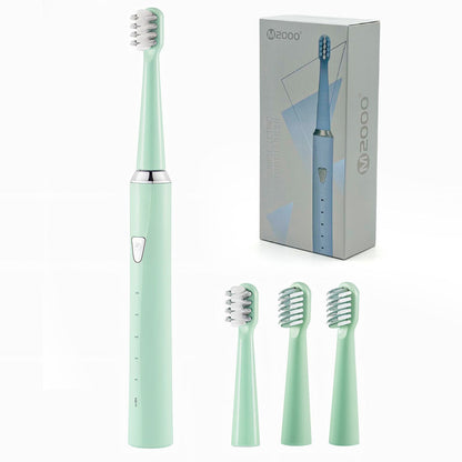 Brosse À Dents Électrique Sonique avec 4 Têtes et 5 Modes – فرشاة أسنان تنزوت