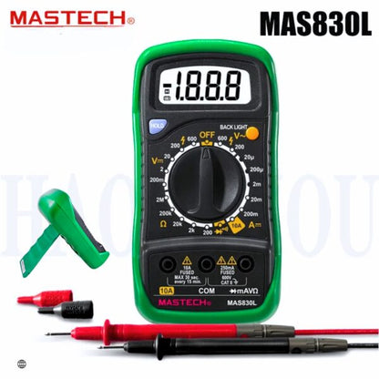 Multimètre numérique de poche Biens 830L, testeur de tension AC/DC MASTECH-MAS830L تنزوت