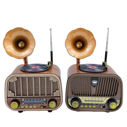Radio rétro sans fil Bluetooth FM AM SW avec USB TF MD-1319BT – مكبر صوت بلوتوث على شكل راديو