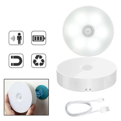 Lampe LED intelligente à capteur de mouvement sans fil Rechargeable