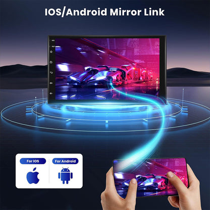 DVD MP5 et Autoradio 7 Pouces Tactile Bluetooth V2