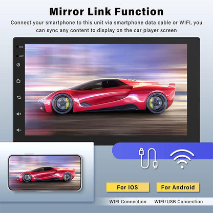 DVD MP5 et Autoradio 7 Pouces Tactile Bluetooth V2