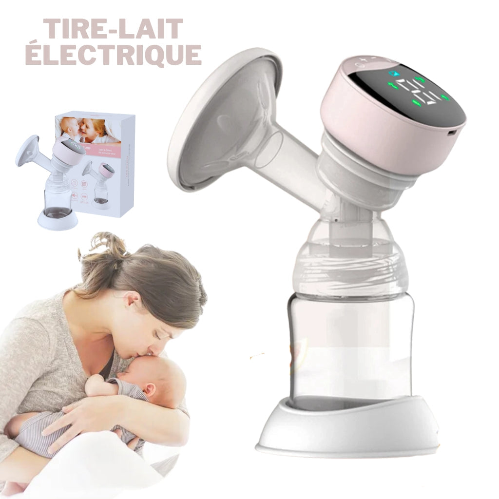 Tire-lait Électrique Intégré Mains Libres pour Allaitement, 4 Modes et 12 Réglables, Faible Bruit MY-374 تنزوت