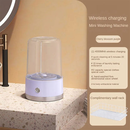 Mini-machine à laver portable rechargeable pour sous-vêtements – غسالة ملابس داخلية محمولة