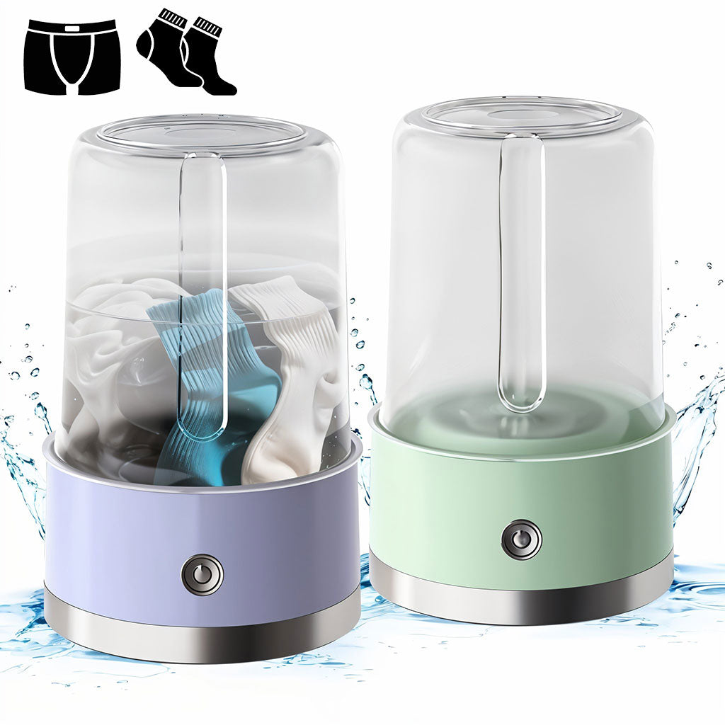 Mini-machine à laver portable rechargeable pour sous-vêtements – غسالة ملابس داخلية محمولة تنزوت