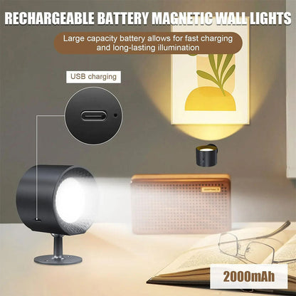 Applique murale Double Tète avec 3 températures de couleur et 3 niveaux de luminosité 1Pcs – مصباح حائط مثالي لغرف النوم