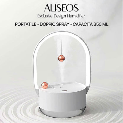 Humidificateur à brume de 350 ml portatifs avec veilleuse rechargeable USB – معطر جو مع مصباح 2في1