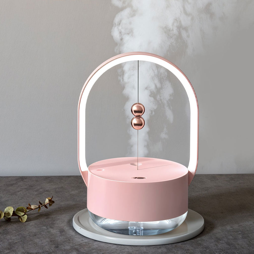 Humidificateur à brume de 350 ml portatifs avec veilleuse rechargeable USB – معطر جو مع مصباح 2في1 تنزوت