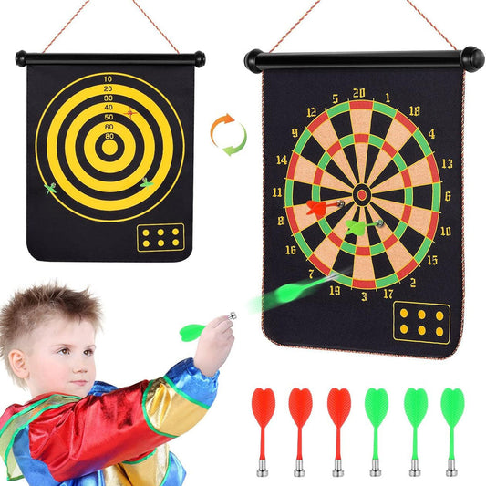 Jeu de fléchettes magnétique 6 Fléchettes double face تنزوت