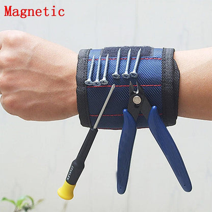 Bracelet magnétique respirant et réglable ultra résistant pour maintenir les vis – حزام يد مغناطيسي لشد البراغي