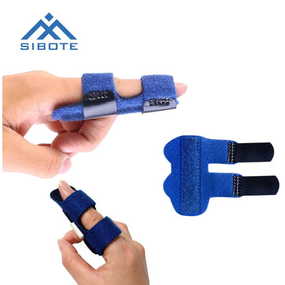 Attelle De Doigt ,Index en Aluminium Réglable Moyen Doigt Récupération Protection Contre Les Blessures تنزوت