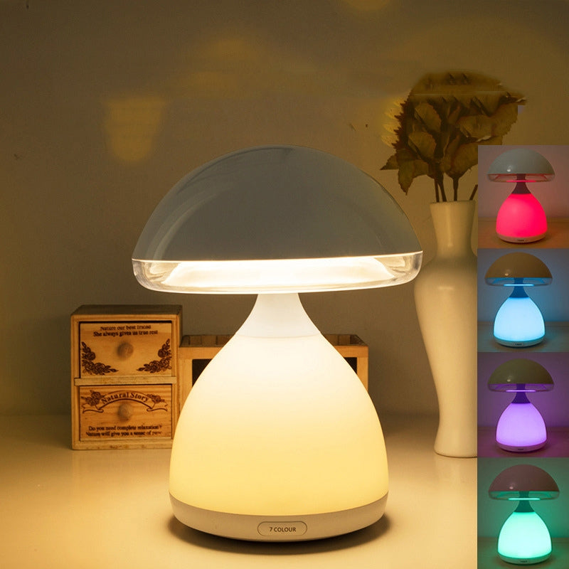 Lampe de chevet LED à capteur tactile Champignon à intensité variable RGB تنزوت