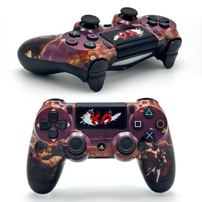 SONY DualShock Manette PS4 Sans Fil, Batterie Rechargeable (High Copy) – Edition Captain America,Street Fighter,Ragnarok, Ghost Runner et  COD BO6