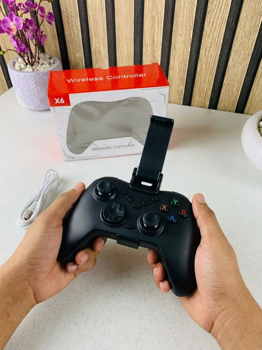 Manette X6 Sans Fil  Bluetooth 5.0 + 2.4G  Compatible P4, P3, Android, PC & Switch