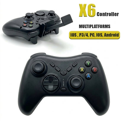 Manette X6 Sans Fil  Bluetooth 5.0 + 2.4G  Compatible P4, P3, Android, PC & Switch