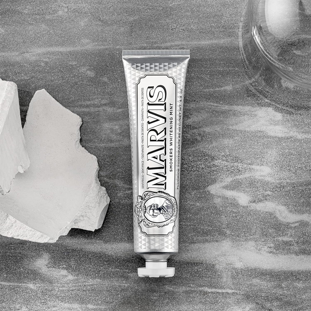 Marvis Dentifrice Blanchissant pour Fu-meurs 85ml Made in Italy – معجون أسنان مارفيس